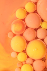 oil, water and milk create interesting pictures