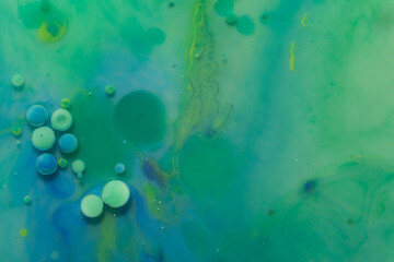 oil, water and milk create interesting pictures