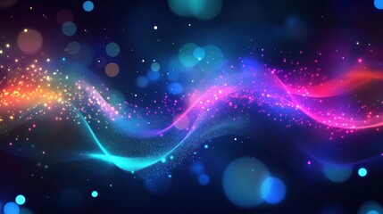 Obraz premium Abstract Wave of Light