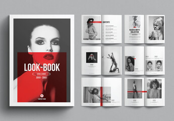 Lookbook Template Design Layout