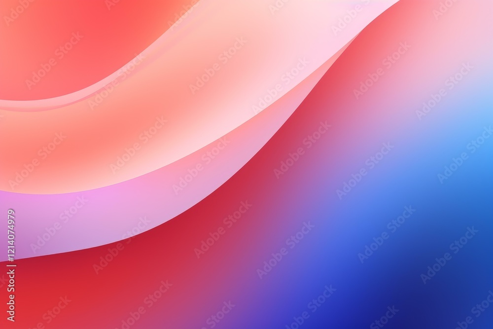 Poster smooth and vibrant gradient waves creating a colorful abstract background, perfect for modern design