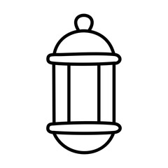 Description:

A simple line drawing of a Ramadan lantern, a traditional decorative hanging lamp