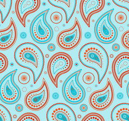 Effect tissue as trend sketching. Print linen by doodle calm. Boho pattern on creativity paisley.