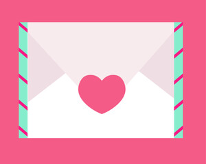 ラブレター。ベクターイラスト