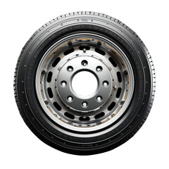 Truck wheel ,isolated on transparent background