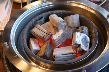 Charcoal grill for Korean BBQ