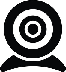 Webcam Icon, Camera Lens Icon, Video Call Icon, Live Stream, cc camera icon