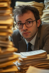 financial report in business savings account