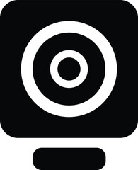 Webcam Icon, Camera Lens Icon, Video Call Icon, Live Stream, cc camera icon