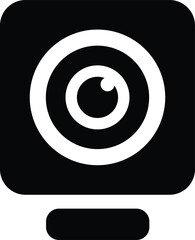 Webcam Icon, Camera Lens Icon, Video Call Icon, Live Stream, cc camera icon