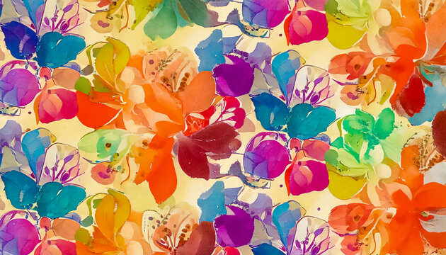 Abstract floral arrangement, floral pattern, natural texture