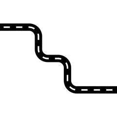 Fototapeta premium Road Map Location