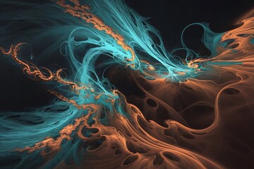 Obraz premium abstract fractal background