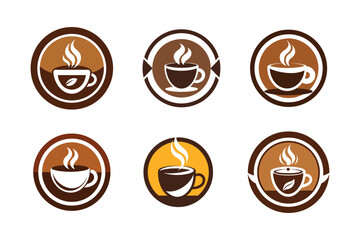 A set of coffee logo icon vector illustration