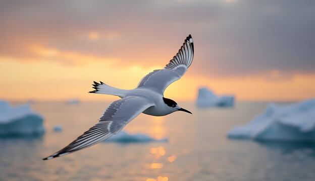 arctic tern in the wild