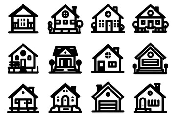 Clean and Simple House Icons