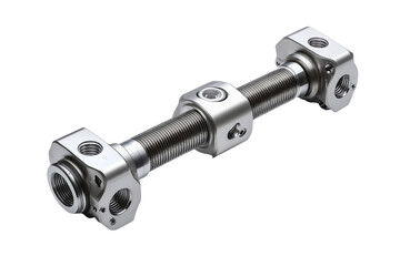 Flexible Metal Coupling For Rotary Motion Isolated on transparent Background