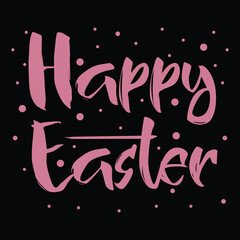HAPPY EASTER  Retro Easter T Shirt Design
