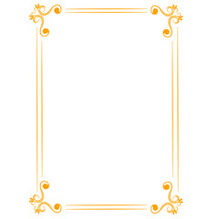 frame with ornament