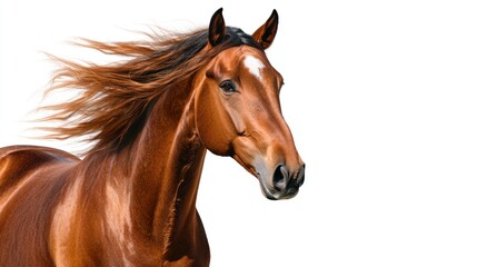 Obraz premium Chestnut Horse Running