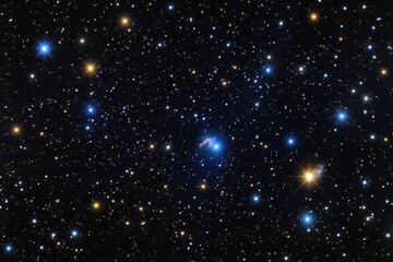 Fototapeta premium Cosmic nebula, starscape, space, astronomy, night, background, deep space, science, education, wallpaper