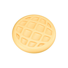 a 3D icon render waffle