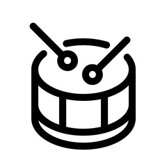 dholak line icon, perfect for uiux website and mobile apps projects