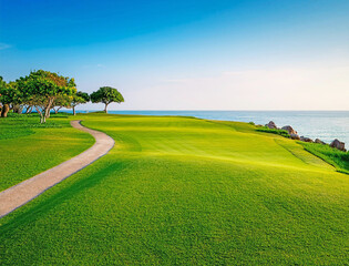 海沿いのランニングコース