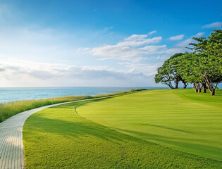 海沿いのランニングコース