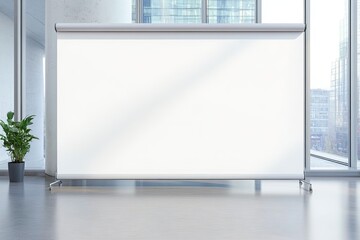 Vibrant Color Picture of Business Roll Up Banner Mockup