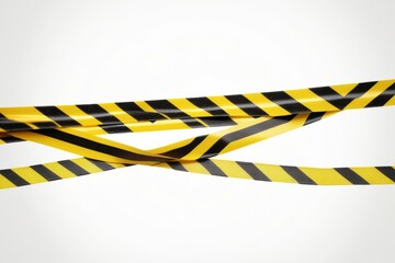 Under construction background with caution stripes and yellow-black safety tape banner