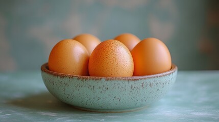 Fresh oranges in a rustic ceramic bowl