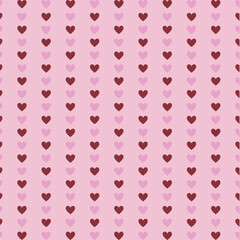 Heart Valentines day pattern 