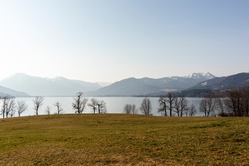 Panorama of lake Tegernsee, Bavaria, Germany