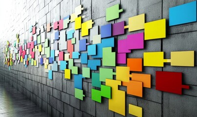 Corporate Business Planning with business chart Teamwork Concept, Generative AI