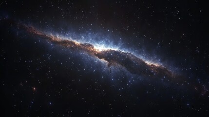 Fototapeta premium Cosmic Nebula Glowing gas cloud in deep space