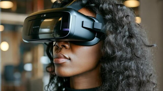 A woman tech innovator explores the impact of 5G and automation, designing solutions for faster, smarter systems