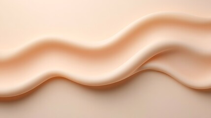 Soft Waves of Creamy Texture on a Pale Background Perfect for Minimalist or Abstract Designs