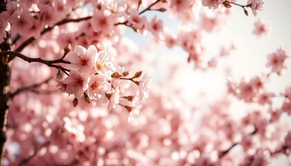 Fototapeta premium pink Sakura flowers 