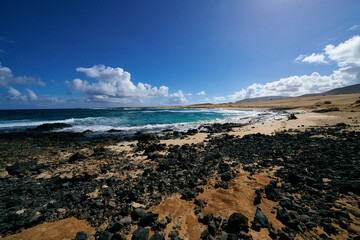 Beach in La Graciosa Canarie Island
