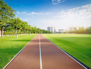 Obraz premium 公園のジョギングコース
