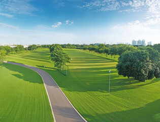 公園のジョギングコース