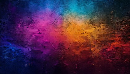 Obraz premium Artistic colorful concrete background with rough textures and dark tones, ideal for creative and industrial-inspired visuals.