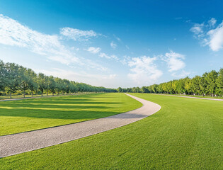 Obraz premium 公園のジョギングコース