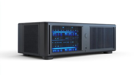 Fototapeta premium Advanced server technology, powering the future of data centers and cloud computing
