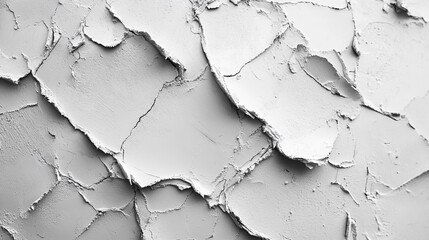 Obraz premium Decorative peeling paint reveals textured layers on a wall