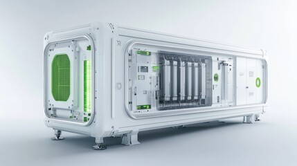 Fototapeta premium Intricate closeup of a modern central processing unit (cpu), unveiling the complexities of computing technology