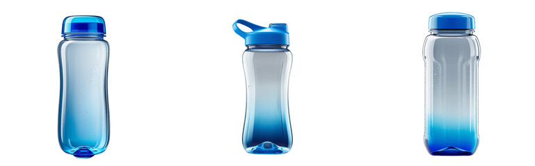 Water Bottle Isolated on Transparent Background, PNG