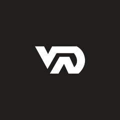 Letter VN or NV initial unique creative and stylish art icon logo design vector monogram and modern branding business identity concept.