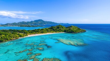 Fototapeta premium Tropical Island Paradise